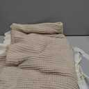 Amlie Home Waffle Throw Blanket for Couch, Soft Cozy Chenille Knit Blanket Warm Decorative Throw for Sofa, 50"x60", Beige