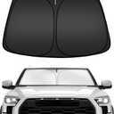 ARISMOTOR Windshield Sun Shade for Toyota Tundra (Limited, SR5, Platinum, TRD Pro) 2022-2025 2026, Custom Fit Foldable Front Window Sunshade Sun Visor Protector, Block UV Rays Keep Your Car Cooler