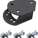 Spare Tire Carrier Spacer Fits for 1987-2018 Jeep Wrangler JK TJ YJ Black 1053