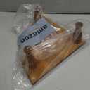 Wood Corner Counter Shelf Framehouse Decorative Tray Stand for Kitchen Bathroom Riser Organizer Coffee Bar Display Shelf with Detachable Legs (Darkbrown)