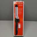 Revlon Perfect Heat Triple Ceramic Curling Iron | For Silky Smooth Tousled Curls (1-1/4 in) (Silver & Black)