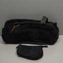 LOVEVOOK Weekender Bags for Women, Travel Duffel Bag, Large Overnight Bags with Shoe Compartment, 38L Carry on Gym Hospital Bag with Wet Pocket, 2 Pcs (Black)