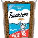 Temptations Classic Crunchy and Soft Cat Treats Tempting Tuna Flavor, 16 oz. Tub