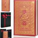 Appreciation Gifts For Coworkers,A5 Hardcover Leather Journal for Women - 200 Pages Premium Paper Notebook, Coworker Journal Notebook for School, Work (Coworker Red)