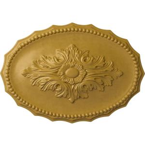 Ekena Millwork CM16OXIGSDecorative Ceiling Medallions Modeled After Original Historical Patterns & Designs, Iridescent Gold