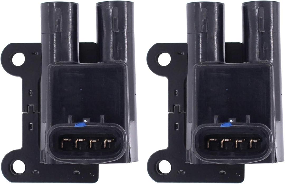 NewYall Pack of 2 Ignition Coil for Toyota Corolla 1.8L 1998-1999, Chevrolet Prizm 1.8L 1998-1999
