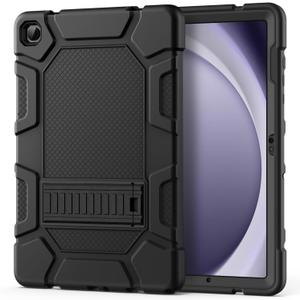 Case for Samsung Galaxy Tab A9+/A9 Plus 11 2024 Model (SM-X210/X216/X218), Heavy Duty Shockproof Rugged High Impact Protective Case, Black