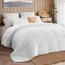 Sweetcrispy Comforter and Duvet Insert King Size - All Season Down Alternative Comforters Hotel Blanket with Corner Tabs, Lightweight Fluffy Quilt, Bedding for Kids, Teens, and Adults, 102" x 90"