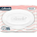 Cottonelle Fragrance Free Flushable Wet Wipes, Adult Wet Wipes, 16 Flip-Top Packs, 42 Wipes Per Pack