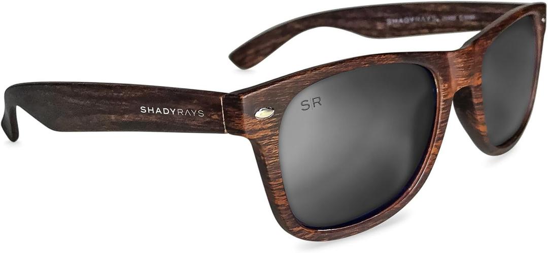 Shady Rays Classics | Classic Mens and Womens Sunglasses with Polarized Lenses (Deep Timber)