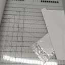 17-3/4 "x 22" Slotted Quilting Ruler, Life Time Support Sewing Rulers, Particularly Precise & Not Easy to Break Acrylic, Non-Slip Quilting Suplies for Fabric Strip and Patchwork