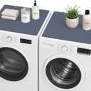 CSKY 2Pcs Washer and Dryer Covers for the Top, 25.5''×25.5'', Slate Gray