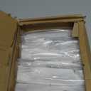 Amerdeco 20 Pack Satin Nickel Cabinet Pulls - 5 Inch Hole Centers - Kitchen Handles & Drawer Pulls