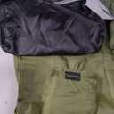 BeeGreen Green Reusable Grocery Bags Wholesale Green Reusable Kitchen Bags Bulk Foldable-Machine Washable with Zipper Storage Pouch 10 Packs (Solid Military Green)