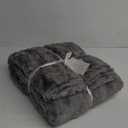 GRACED SOFT LUXURIES Oversized Throw Blanket Living Room Decor Softest Warm Elegant Aesthetic Comfy Cozy Faux Fur for Home, Couch, Sofa, Bed, Chair (XL 60" x 80", Marbled Gray) (Extra Large 60" x 80")
