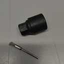 D-Wheel Locking Lug Nut Key Compatible with Toyota Lexus, Tacoma, Chrome Wheel Lock Nuts Socket Adapter, Anti-Theft Lugnut Removal Tool, Tire Nut Removal Tools