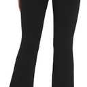 Sunzel Flare Leggings for Women High Waist Workout Leggings with Pockets Tummy Control Wide Leg Flared Yoga Pants (Medium, Black)