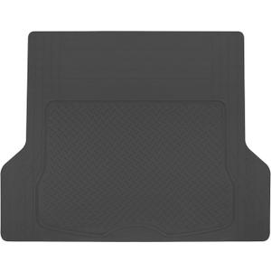 Heavy Duty Cargo Liner Floor Mat-All Weather Trunk Protection, Trimmable to Fit & Durable HD Rubber Protection for Car SUV Sedan Auto (Black)