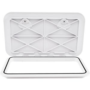 Goplus 24 x 14 Boat Hatch, Marine Deck Access Hatch w/ 180 Lid Hinge & Non-Slip Surface, All-Weather Rectangle Hatch Lid for Boat, Yacht, RV