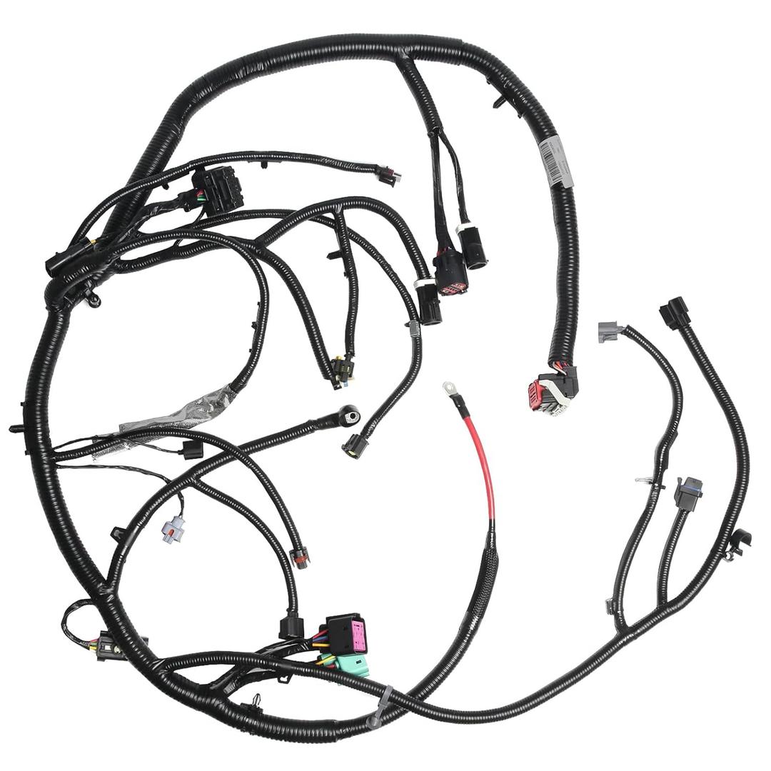 Engine Wiring Harness Replacement by AA Ignition - Replaces Parts 5C3Z12B637BA - Compatible with Ford Vehicles - 2005, 2006, 2007 F-250, F-350, F-450, F-550 Super Duty - 6.0L Diesel Engine