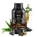 Limer Coffee Hair Dye Shampoo  3-in-1 Hair Color Shampoo with 6 Herbal Extracts, 100% Gray Coverage, Non-Damaging, Long Lasting for 6-8 Weeks, Easy At-Home Use for Women & Men, 460ml
