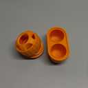 havit Frozen Dog Treats Toy to Keep Them Busy, Cognitive Dog Enrichment Toys,Interactive Toys Long Lasting, Easy to Clean (Orange)