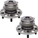 TUCAREST 512344 x2 (Fit Vehicles w/FWD Only) Rear Wheel Bearing and Hub Assembly Compatible with 2007-2011 Ho-nda CR-V, 2012-2015 Crosstour, 2010-2011 Accord Crosstour [5 Stud Hub]