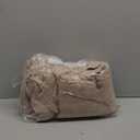 LAMIT Natural Linen Curtains 108 Inch for Living Room, Back Tab and Rod Pocket Textured Sheer Light Filtering for Boho Farmhouse, 2 Panels, 52 x 108 Inch, Brown