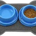 Petlike Pet Feeding Mat for Large Dogs and Cats, Non-Slip and Waterproof Large Dog Bowl Mat for Food and Water, Easy to Clean