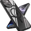 SUCGLES for iPhone 16 Pro Case with MagSafe [Ultra Strong Magnetic] [12FT Military Drop Protection] [Shockproof Bumper] Slim Thin Mag Safe Phone Cover 6.3" for Apple 16pro (Black)