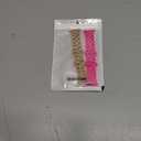 2 x 2 Pack Silicone Bands Compatible with Apple Watch 40mm 38mm 44mm 45mm 41mm 42mm 49mm Women, Hollow-Out Dog Paw Design Waterproof Sport Strap for iWatch Series 10/9/8/SE/7/6/5/4/3/2/1 (Hot Pink+Milk Tea)