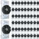 50-Pack Soundproofing Clips, Sound Isolation Clips for Walls and Ceilings, Decoupling Resilient Channel Clips for 7/8" Hat Channel, Noise Reduction for Recording Studio Home Office Apartment