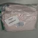 FOSSA Duvet Cover Set 100% Washed Cotton Linen Feel Super Soft Breathable Cozy 3 Pieces Bedding Sets Solid Greyish Pink Twin