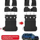 LASFIT Full Set Floor Mats for Subaru Outback 2026, All Weather TPE Custom Fit Floor Liners 1st & 2nd Row & Seat Back Mat & Cargo Mat for Outback 2026,Black