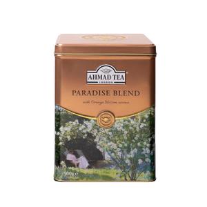 Ahmad Tea Paradise Blend, Premium Loose Leaf, Orange Blossom Black Tea, 500g. Naturally caffeinated and sugar free (EXP 05/03/28)