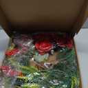 Valentine's Day Wreath 14'' Love Heart Wreath with 3D Heart Ornaments for Front Door 24'' Long Window Porch Home Wedding Festival Celebration Wall Decorations(Bells)