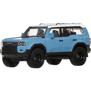 Hot Wheels Premium Car Culture Off Road 1:64 Scale Die-Cast 2024 Toyota Land Cruiser Vehicle with Real Riders Tires & Metal/Metal Body & Chassis