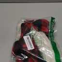 Malier Winter Coat for Dogs - Classic Plaid Fleece Cold Weather Jacket With Pocket, Windproof Warm Vest Clothes for Small Medium Large Dogs (Red, Medium)