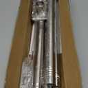 Haryaers Brushed Nickel Shower Curtain Rod,Spring Tension Curtain Rod 30-64”,No Drill or Screw Installation Shower Rod for Bathroom, Closet, Kitchen with Brackets