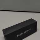 MARE AZZURO Oversized Square Reading Glasses Women Trendy Large Readers 1.0 1.25 1.5 1.75 2.0 2.25 2.5 2.75 3.0 3.5 (Black)