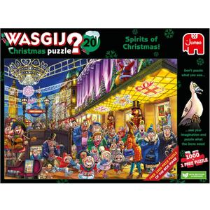Jumbo, Wasgij, Christmas 20 - Spirit of Christmas!, Unique Collectable Jigsaw Puzzle for Adults, 1,000 Piece