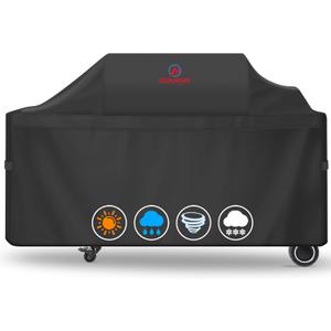 Comnova Grill Cover for Traeger Ironwood XL - Premium Wood Pellet Smoker Cover for Traeger Waterproof & Heavy Duty, 600D Pellet BBQ Cover Accessory for Treager Ironwood XL Grills (BAC647)