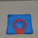 DICEKOO Kids Case for iPad 11th/10th Generation 11 inch/10.9 inch 2025/2022 Release, with Built-in Screen Protector Durable Shockproof Handle Kickstand Kids Cover for Apple iPad 10 Gen 10.9" - Blue