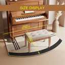 Soundproof Rug for Piano, Piano Carpet Noise Reduction Rug, Soundproof Mat, Non-Slip Carpet Acoustic Pads, for Upright Piano(B) 
4'3" x 5'3"