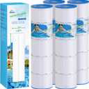 TOREAD Pool Filter Replaces Jandy CL 340, PJAN85, Ultral-A8, PP-A8, Unicel C-7459, Filbur FC-6405, Filbur FC-0800, A0557900, R0554500, Aladdin 18504, APCC7352, 4X85 sq.ft Filter Cartridge 4 Pack