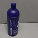 Clairol Professional Shimmer Lights Purple Shampoo| Neutralizes Brass & Yellow Tones | For Blonde, Silver, Gray & Highlighted Hair ,31.5 Fl Oz 