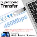 USB to USB C Adapter, Type-C Female to A Male Charger Converter for iPhone 17 Charger, iWatch Ultra SE 9 10,iPhone 17 Pro Max 16 15 14,Samsung S25, AirPods, iPad, Car, Xbox
