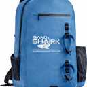 SandShark 25L Waterproof Backpack IP67 Submersible Backpack with Airtight Zipper, TPU Shell, Laptop Sleeve Waterproof Dry Bag for Boating, Beach, Swim, Travel & Water Sports