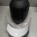 Full Face Motorcycle Helmet with Spoiler - Advanced Aero Design for Men and Women (Unisex) (Large, Matte Black)