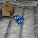 Nilight 32264 RV Bumper Mounted Cargo Rack Carrier with Net Fits 4-inch or 4-1/2-inch Bumpers Heavy Duty Luggage Holder Basket for RV Camping Traveling Capacity 350LBS